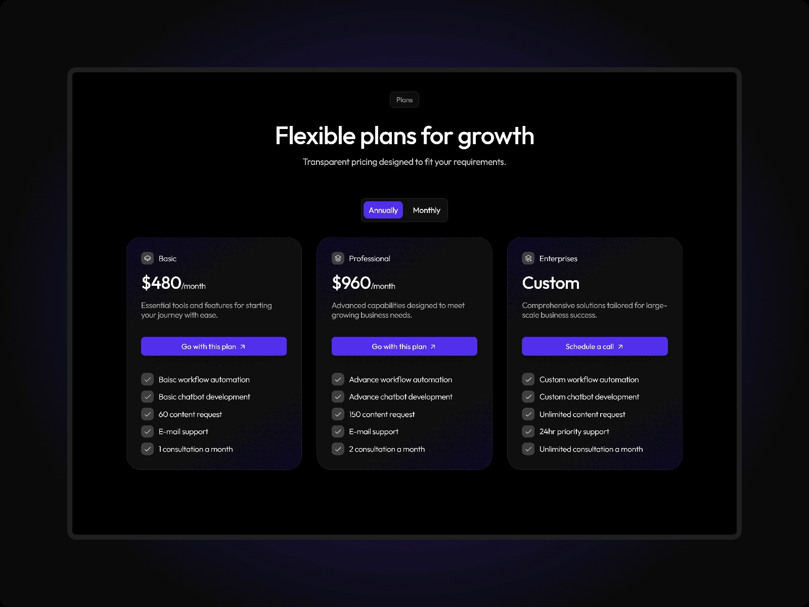 Radison — 现代动效 AI 机构落地页设计灵感