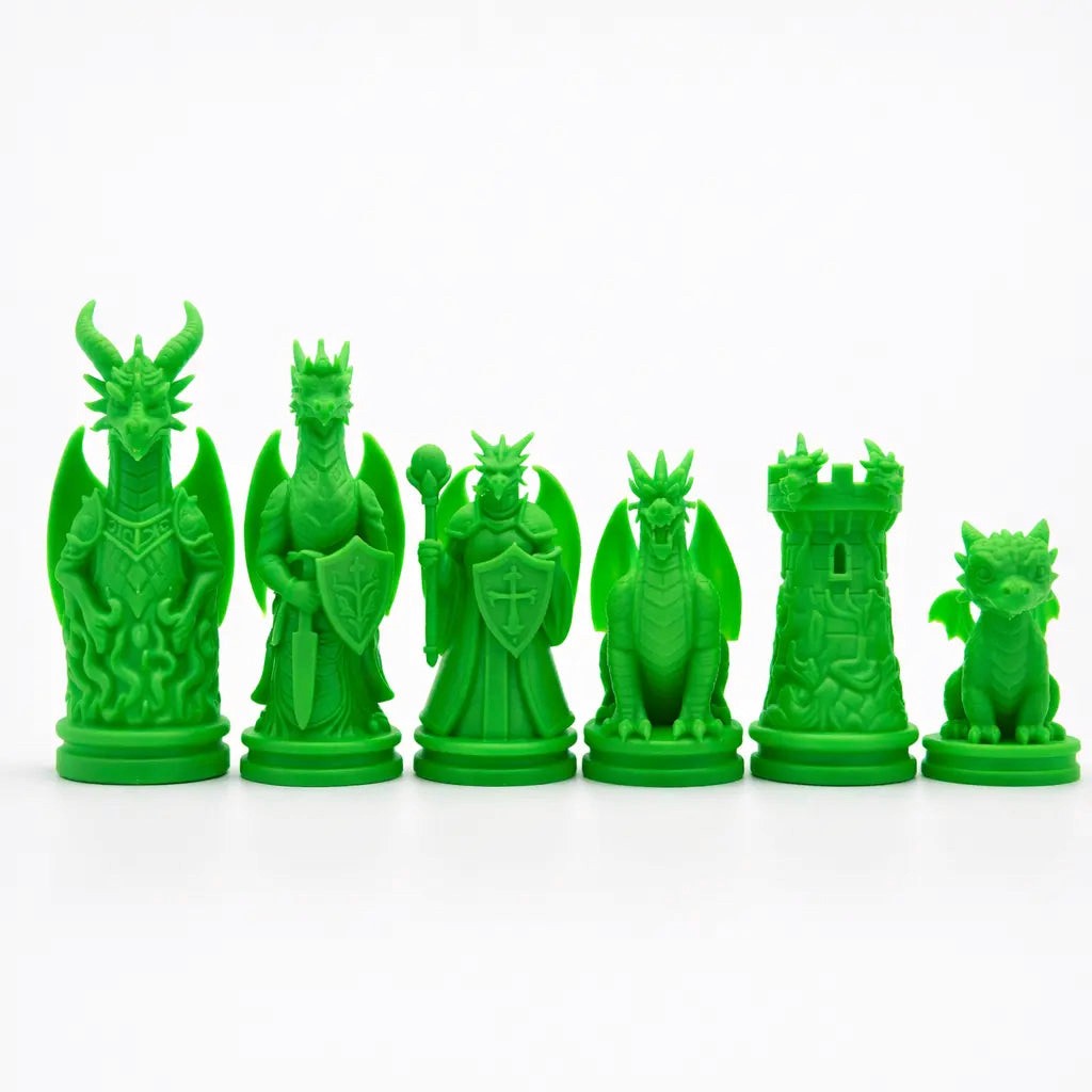 Ejderha Temalı Satranç Taşları