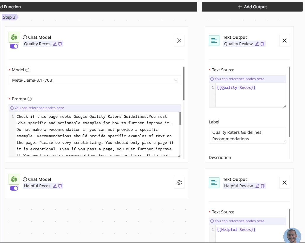 Guidelines Setup