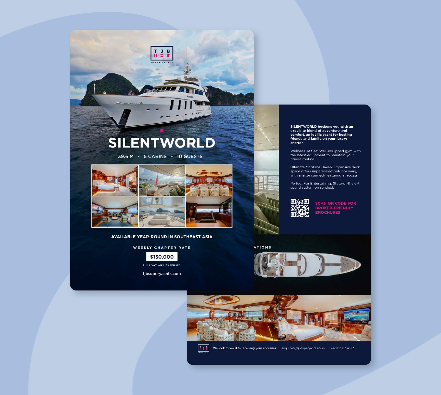 Yacht Show Flyer TJB Superyachts