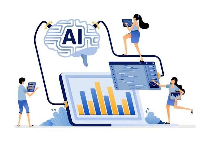 A conceptual image showing the applications of semantic memory in artificial intelligence.