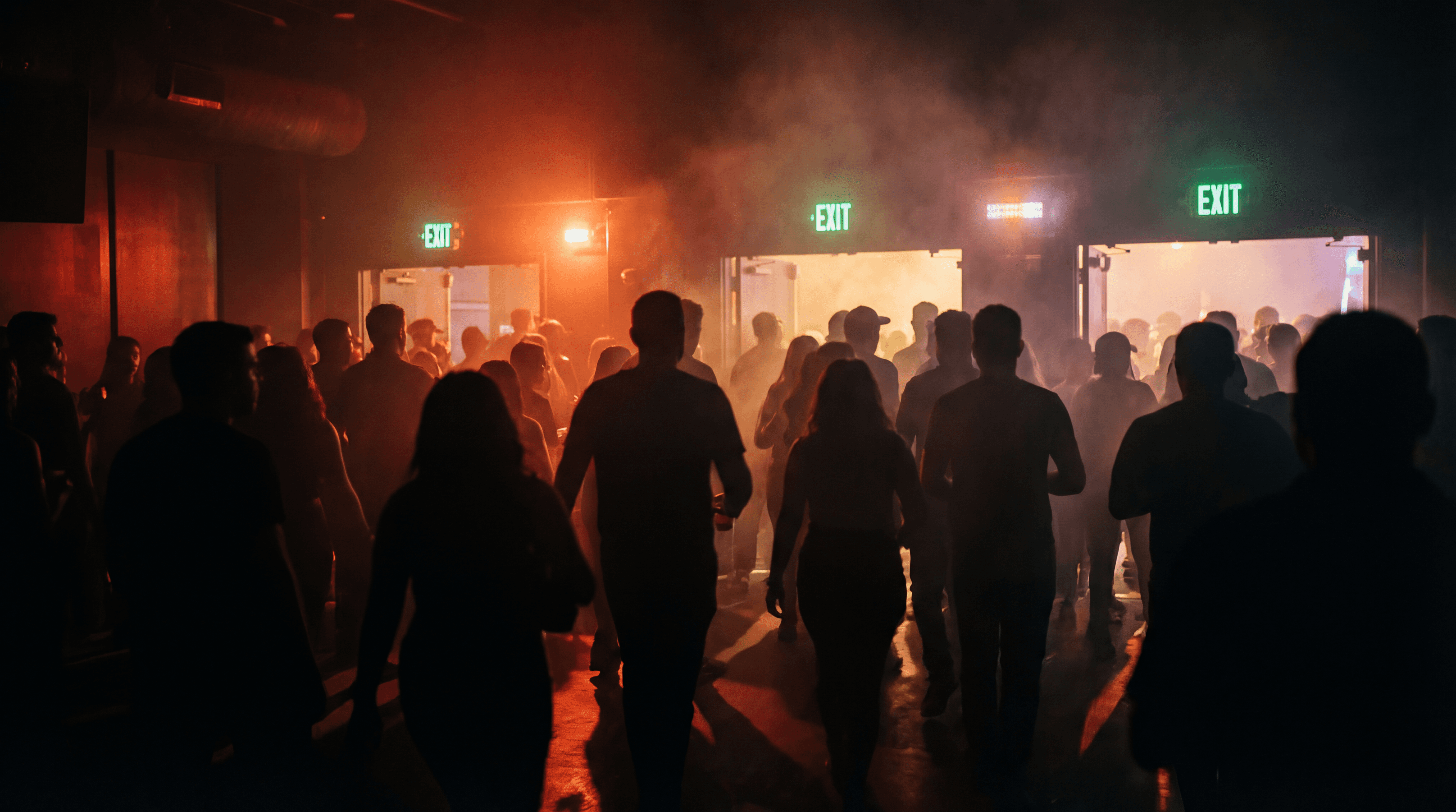 évacuation boîte de nuit 