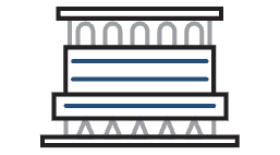 An icon of the 2 Penn Plaza building