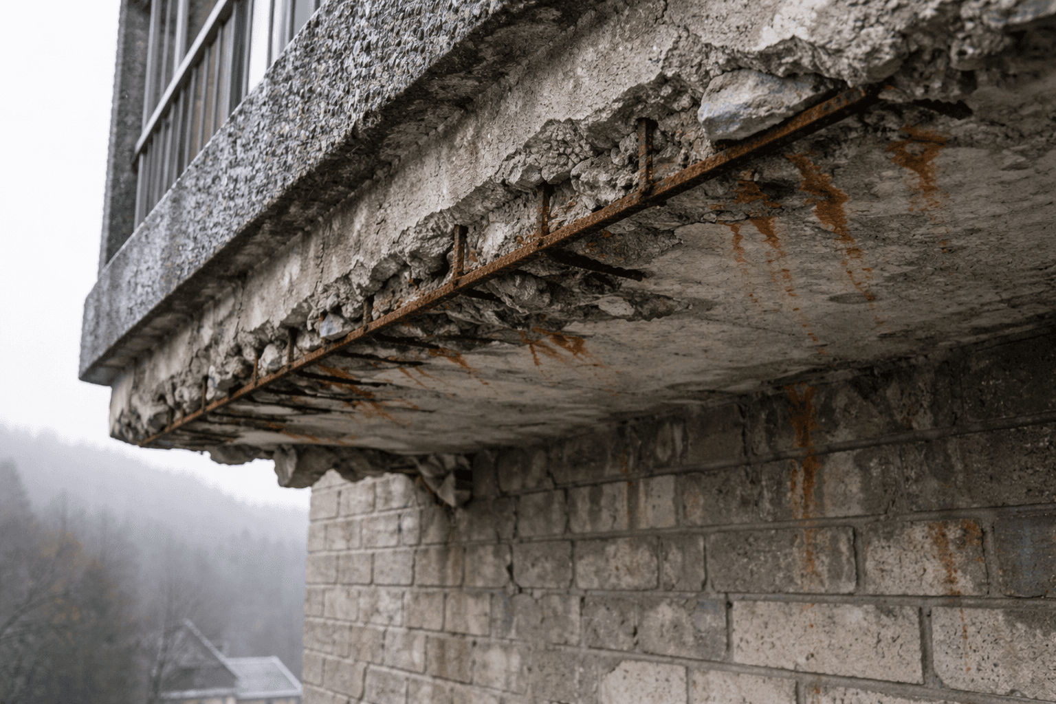 Betonabplatzung Balkon Velbert