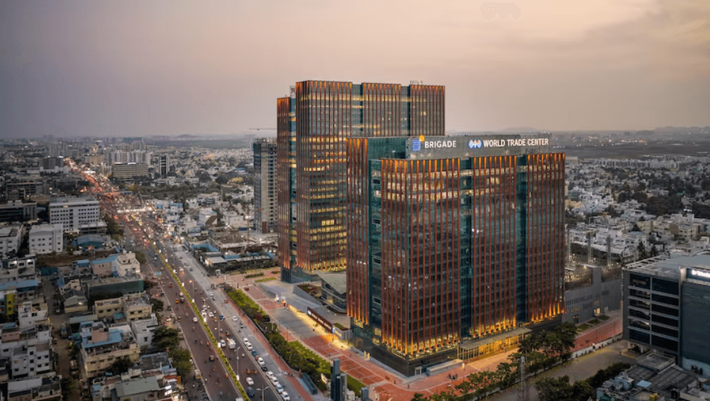 Brigade has developed many projects in South India.