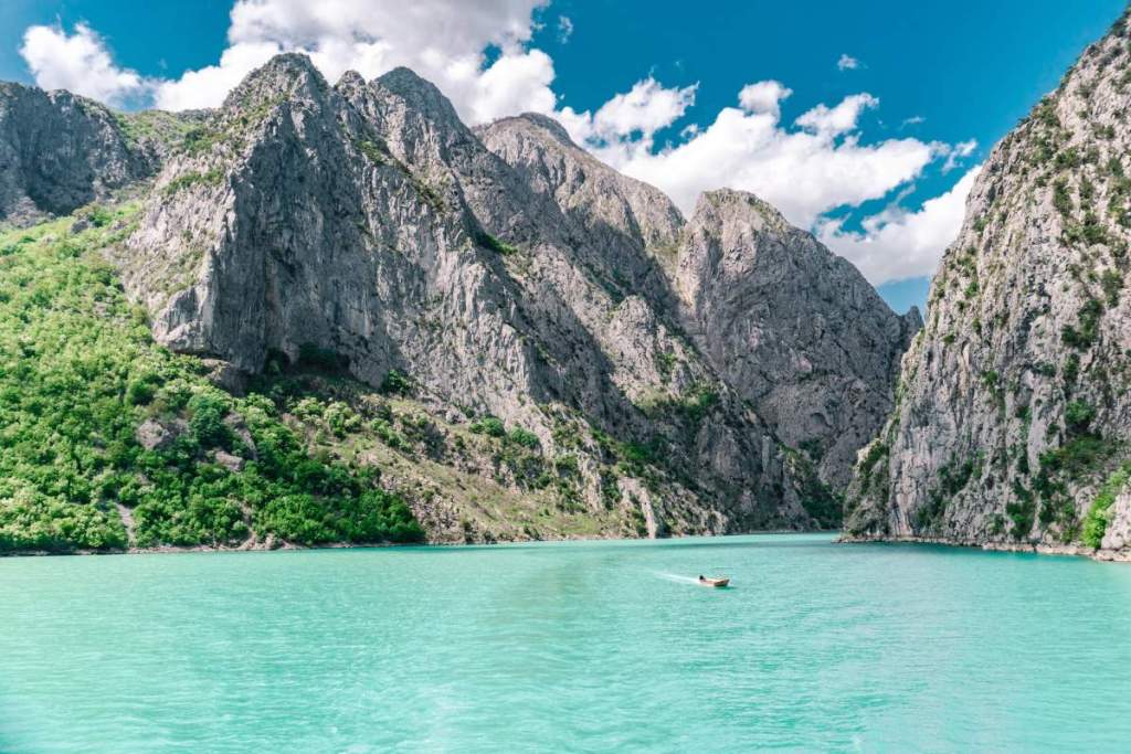 Crystal blue waters of the Albania Fjords - adventure destinations