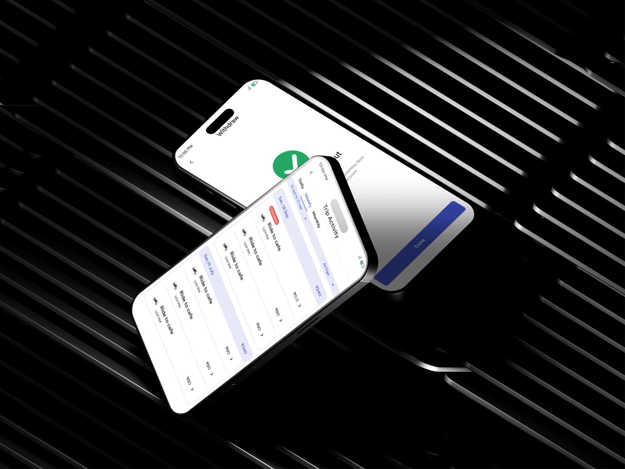 Ezee Riders App Screen