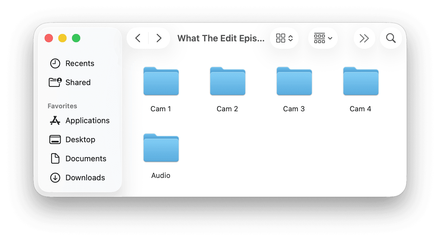 thumbnails of content about video editing with claude
