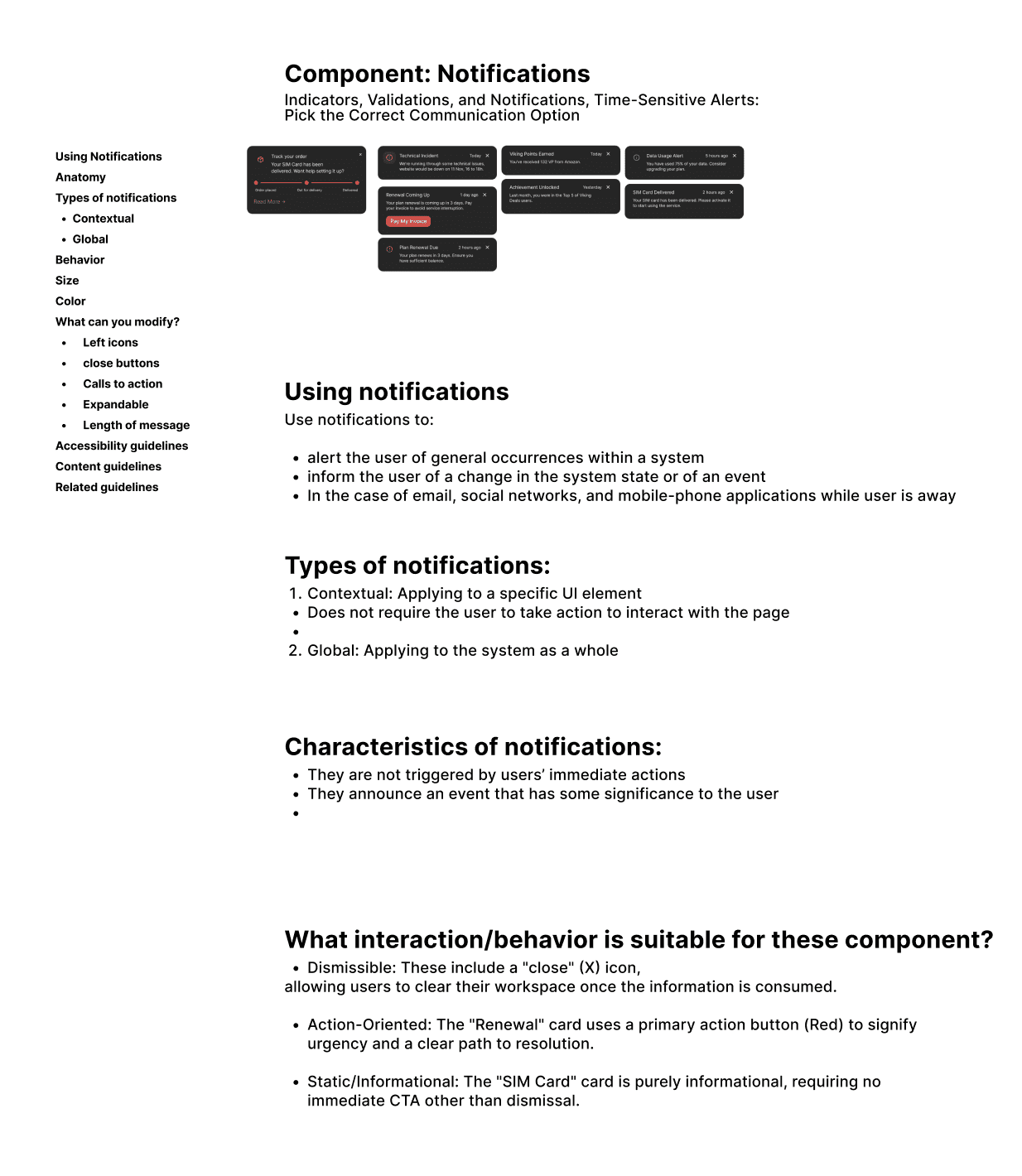 Low-fidelity wireframes