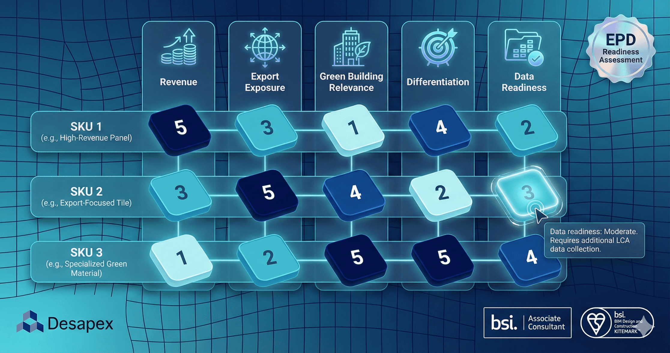 Priority scoring matrix (structure)