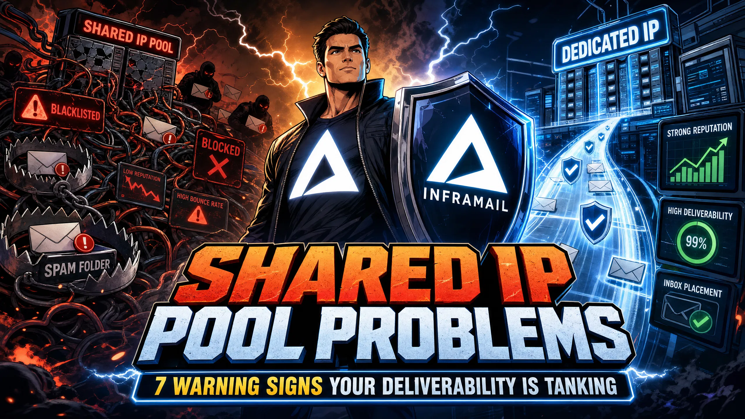 Shared IP Pool Problems: 7 Warning Signs Your Deliverability Is Tanking
