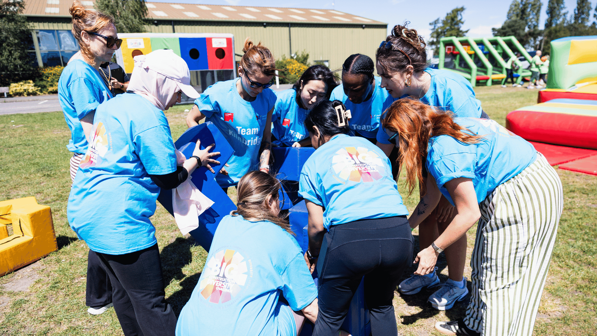CRASH Charity taking on Bring on the Beans at The Big Construction Diversity Challenge