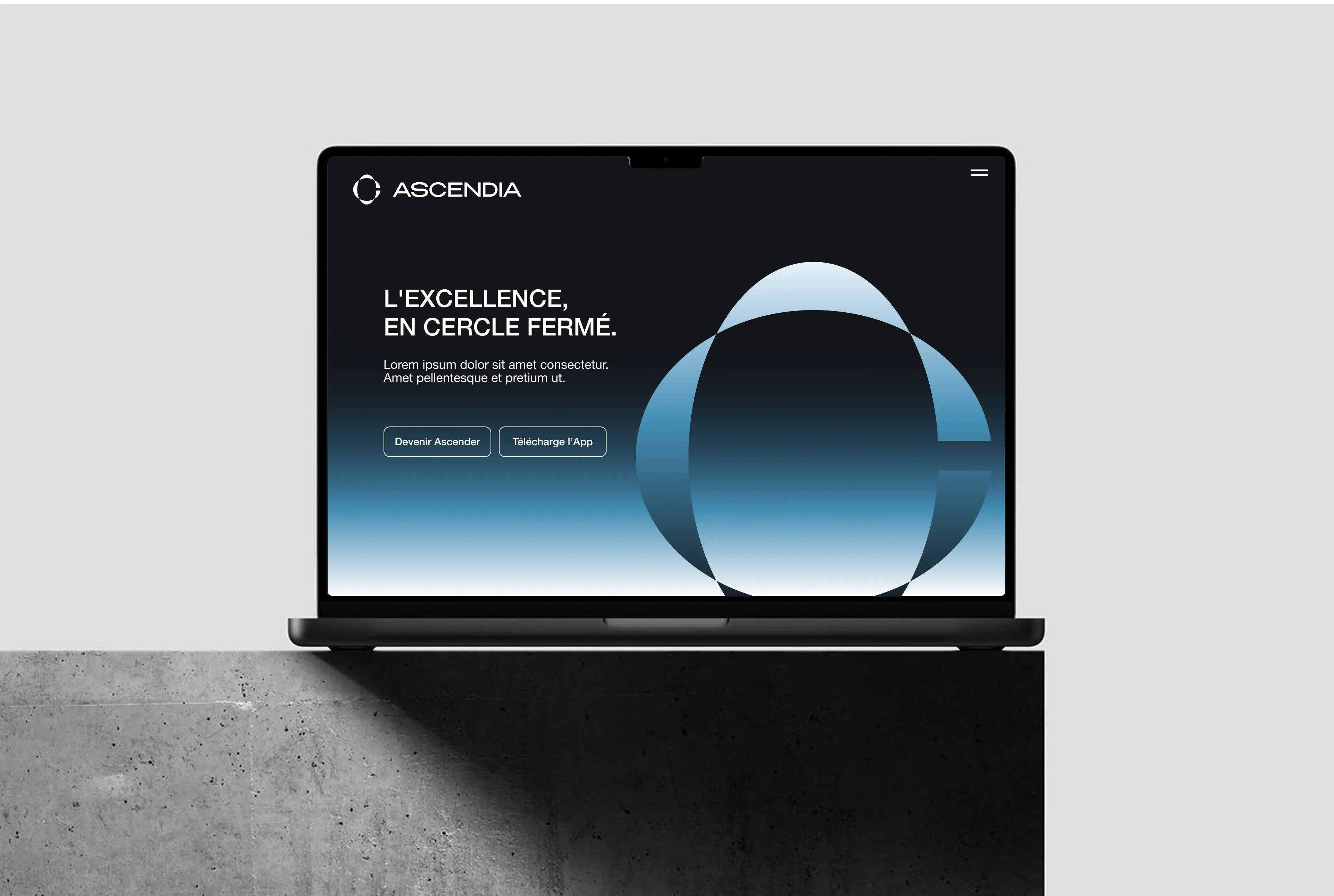 desktop Ascendia mockup