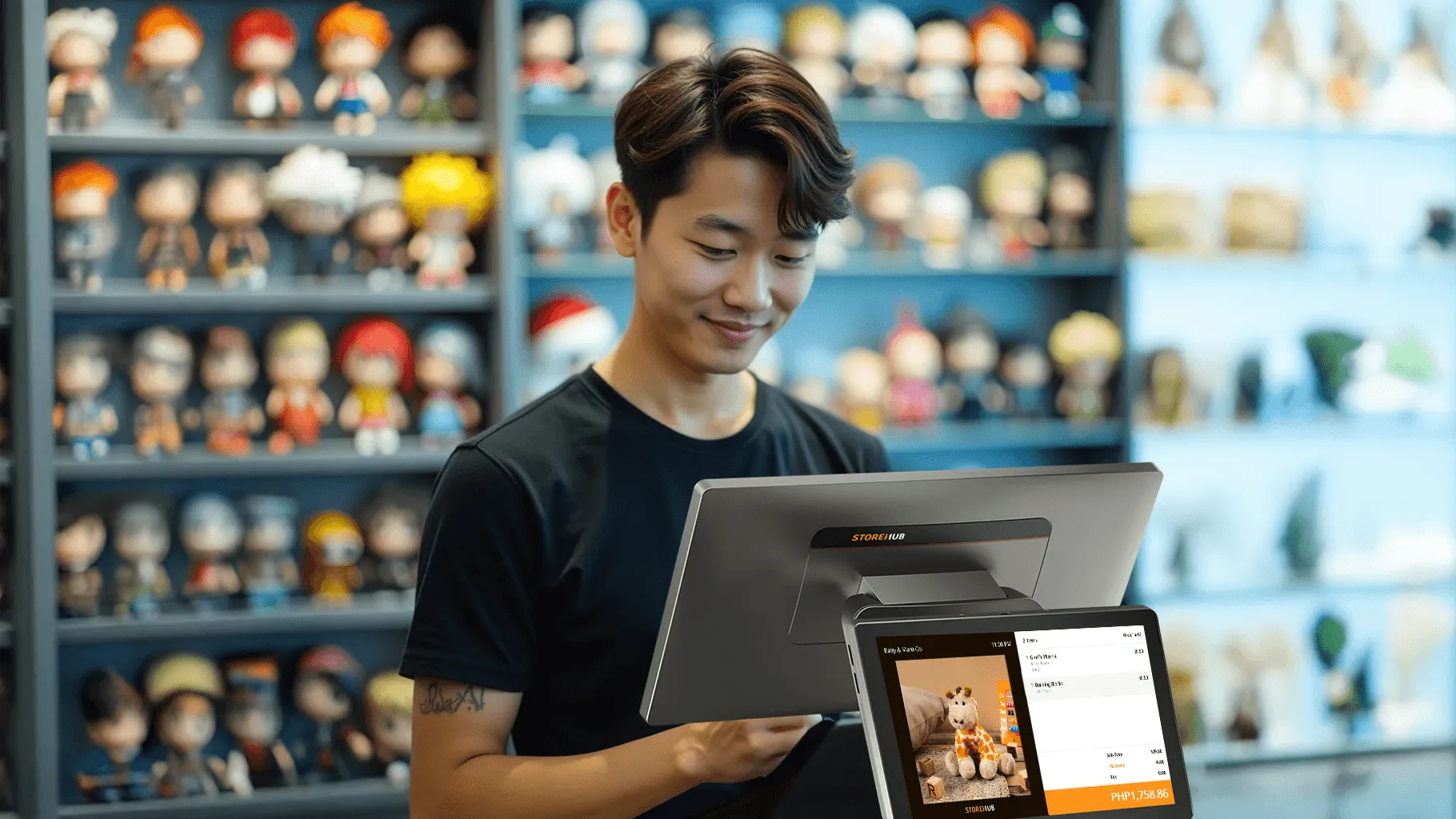 Philippines specialty retail owner using the StoreHub retail POS system to track sales and manage inventory.