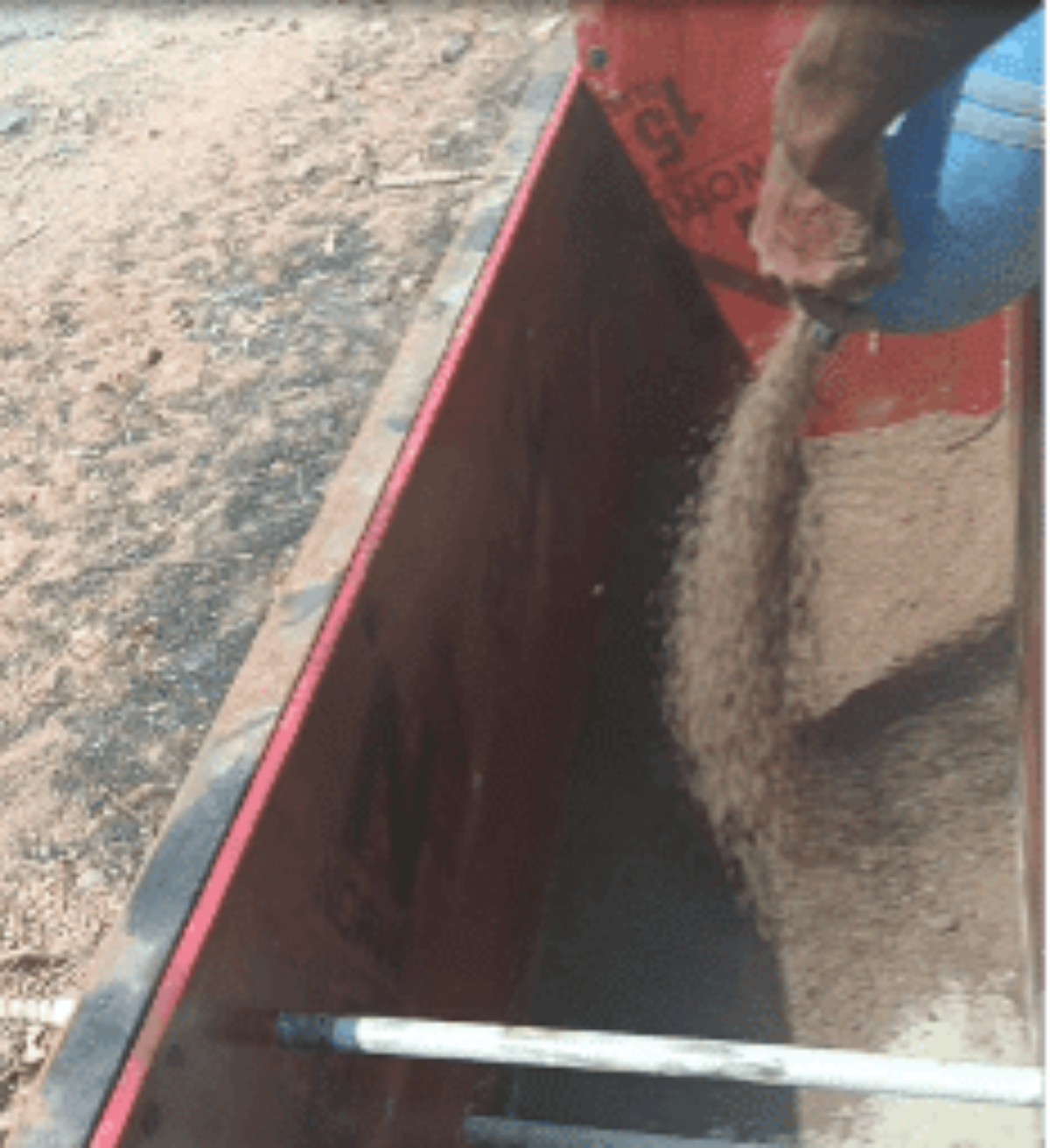 Pouring earth 1