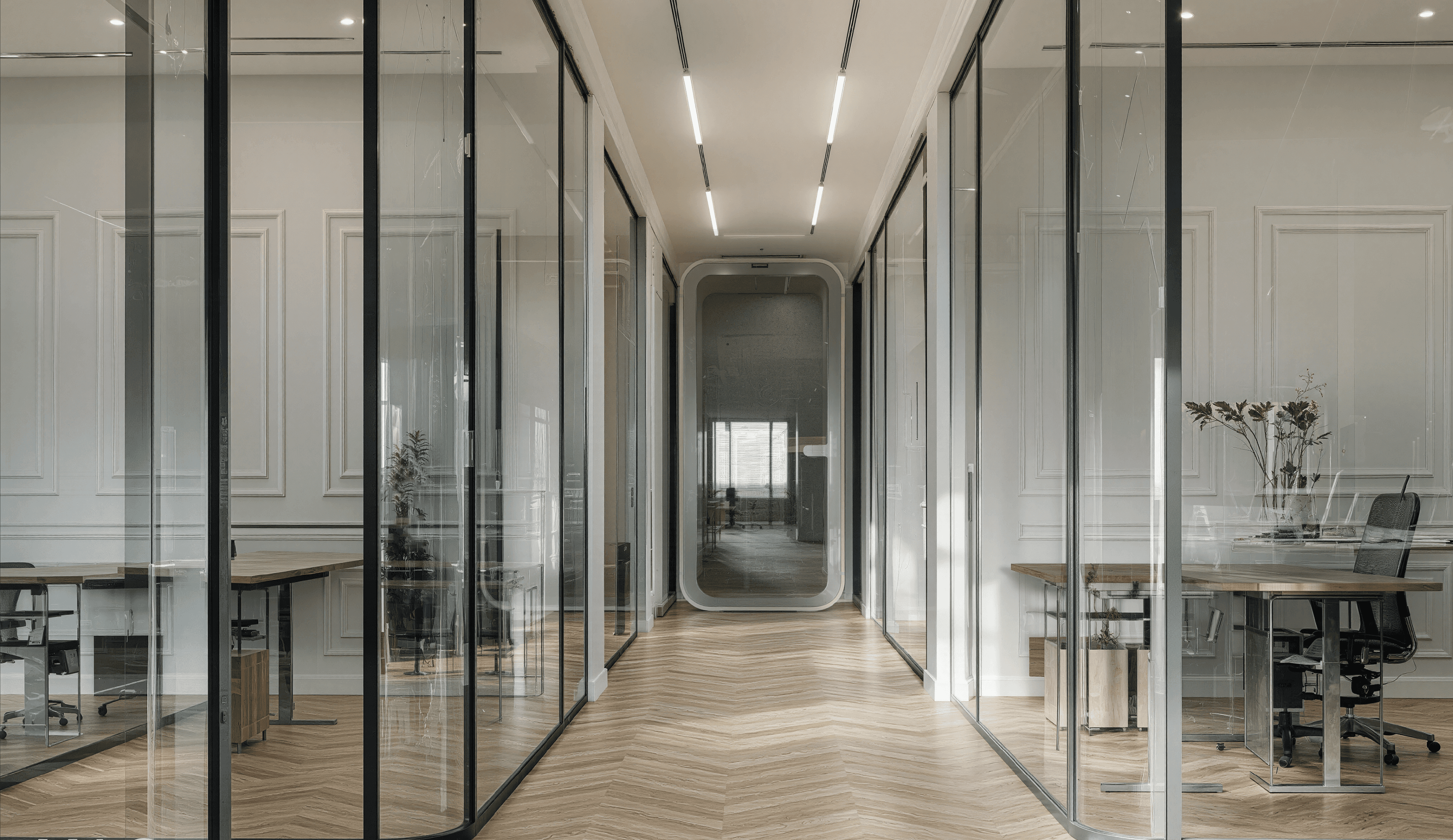 Private office 250 sqft for a team of 7 in Dubai Design District (d3) – Oh My Desk