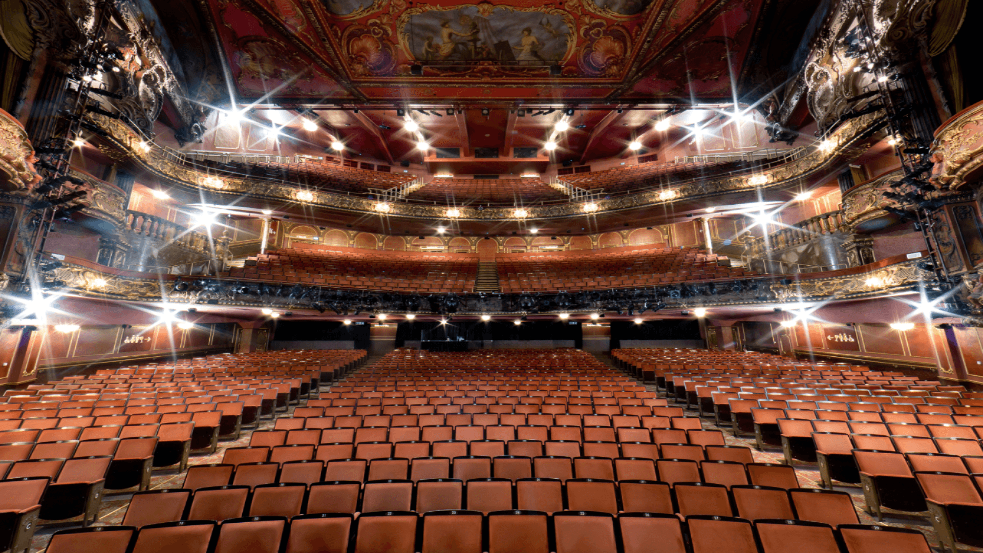 The auditorium of London's Lyceum Theatre which hosts The Lion King