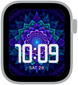 neuro mirage Apple Watch face preview 3 featuring abstract, gradient, and modern.
