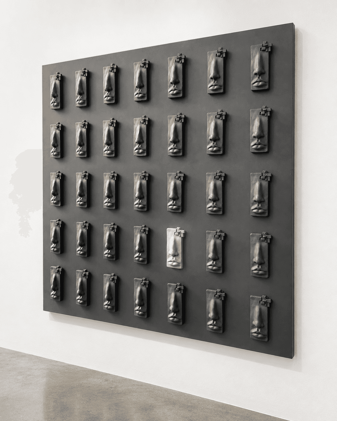 ONE, wall sculpture