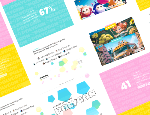 game publisher web design landing page