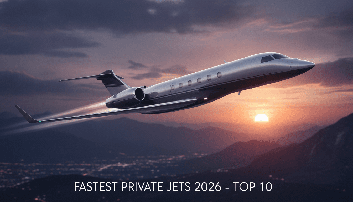 The fastest private jets in the world - 2026 top-speed ranking TOP 10 guide