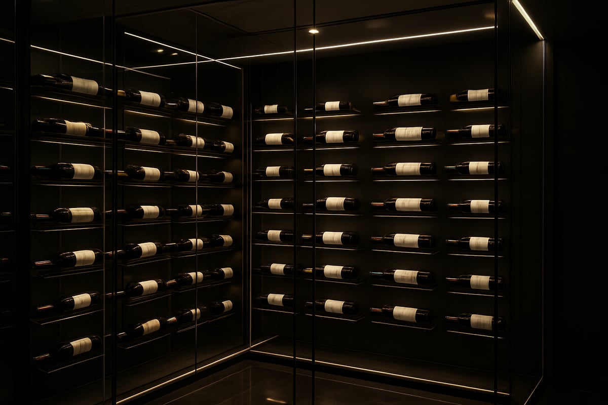 The Allure of Glass Wine Cellars
