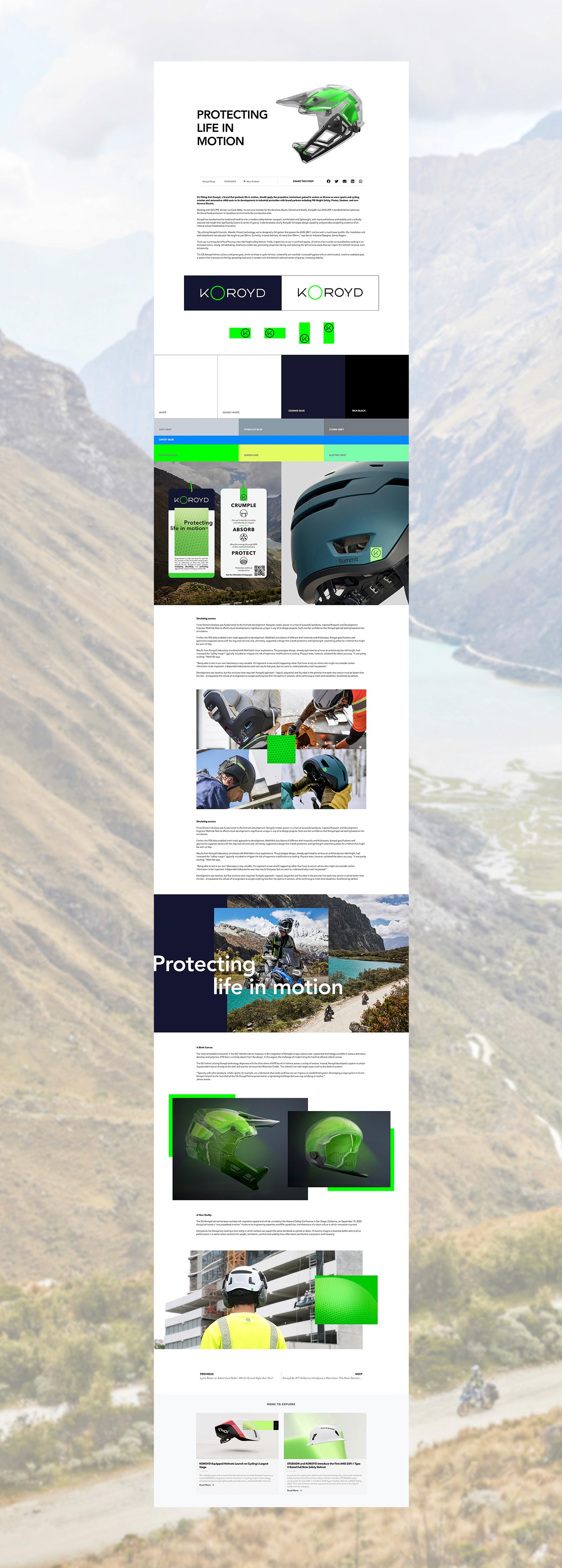 Koroyd Protecting Life in Motion Email