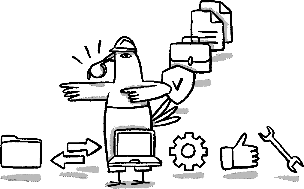 Illustratie van Jimmy: alles wordt geregeld