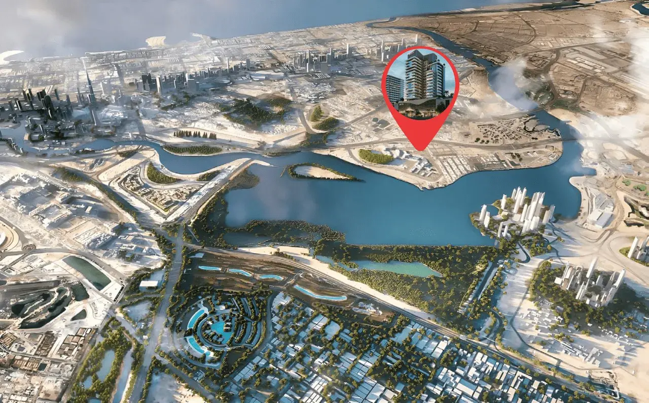 azizi leily in dubailand location map
