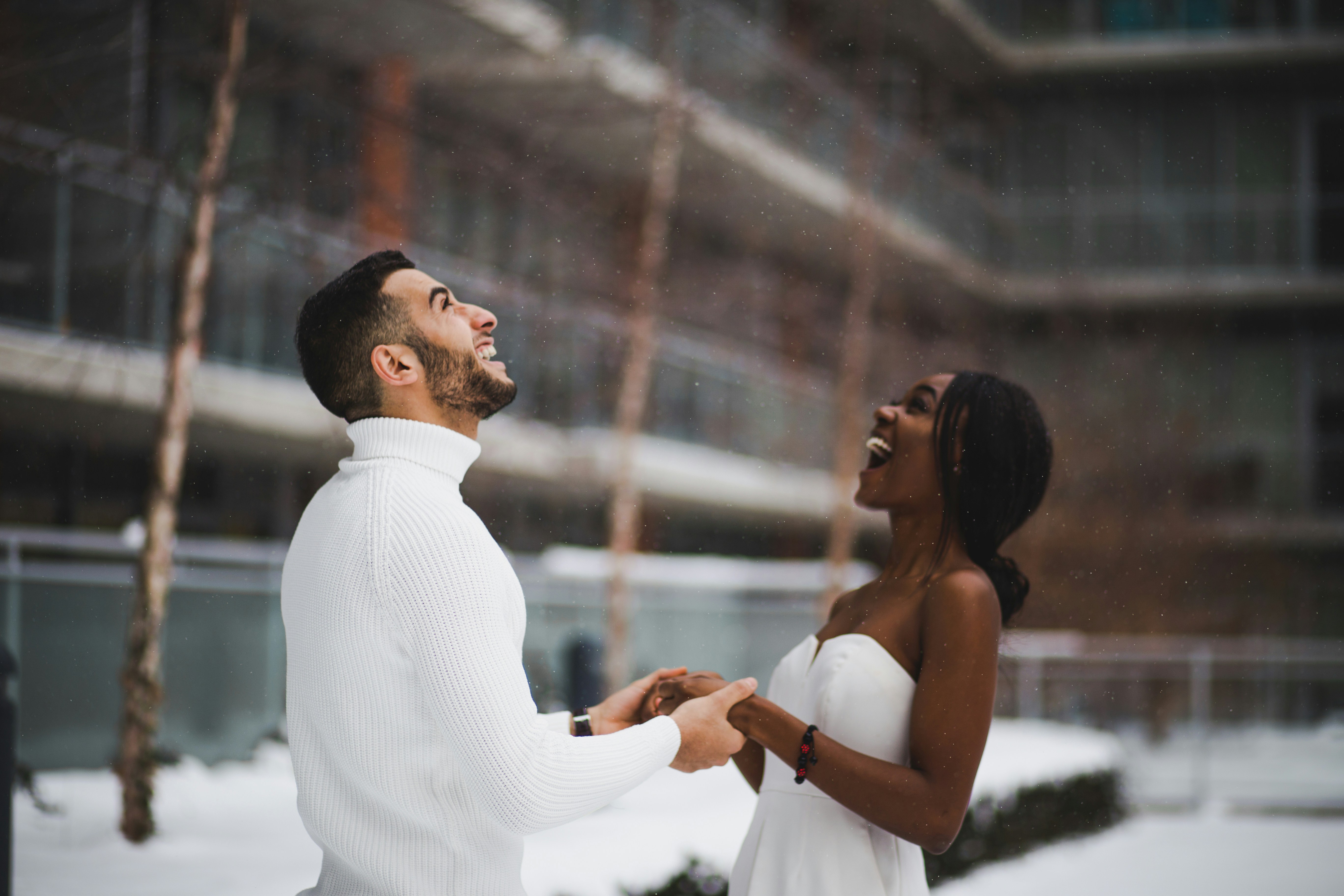 couple in winter