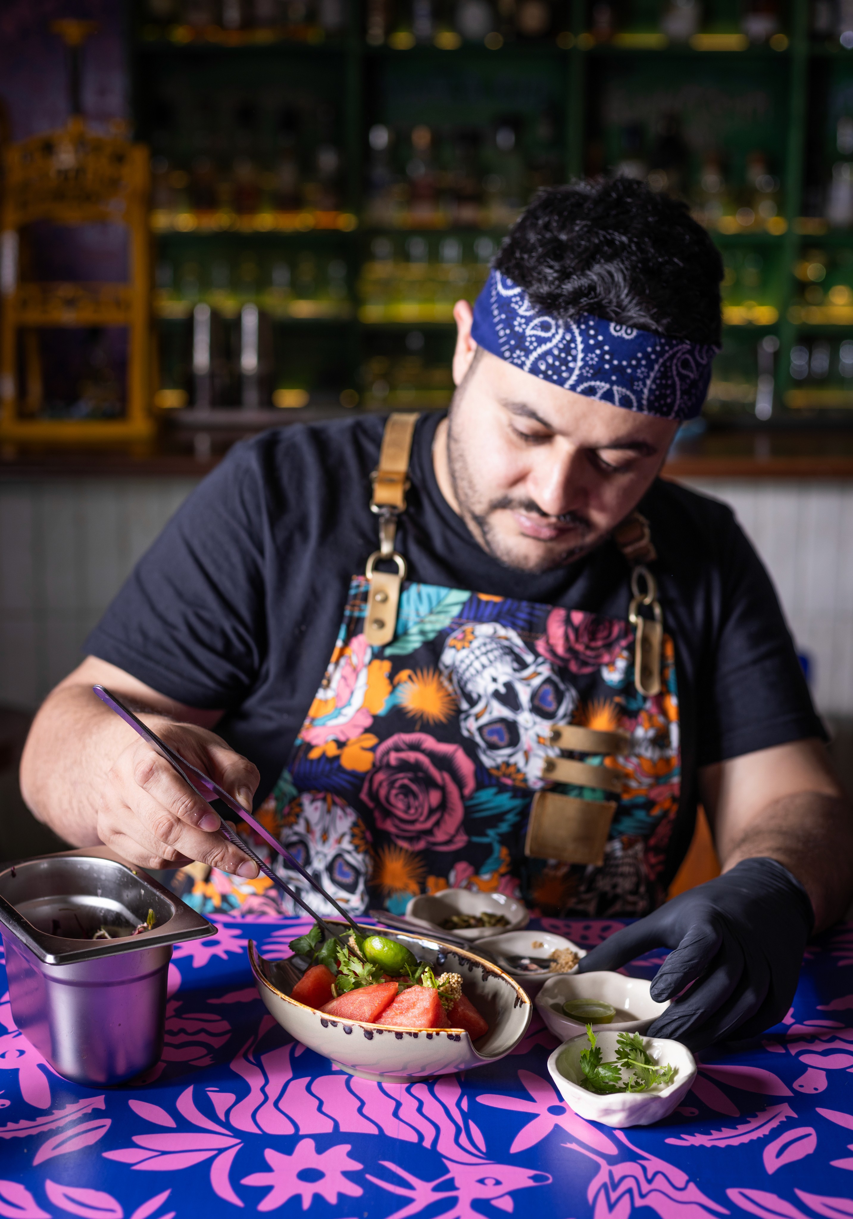  Hanoze Shrofff, Head Chef at Juju on partenering with Rare Ideas.