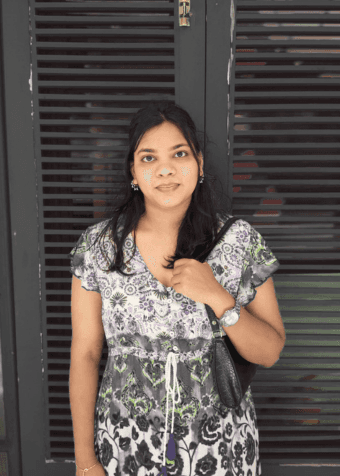 Portrait of portfolio creator – front view