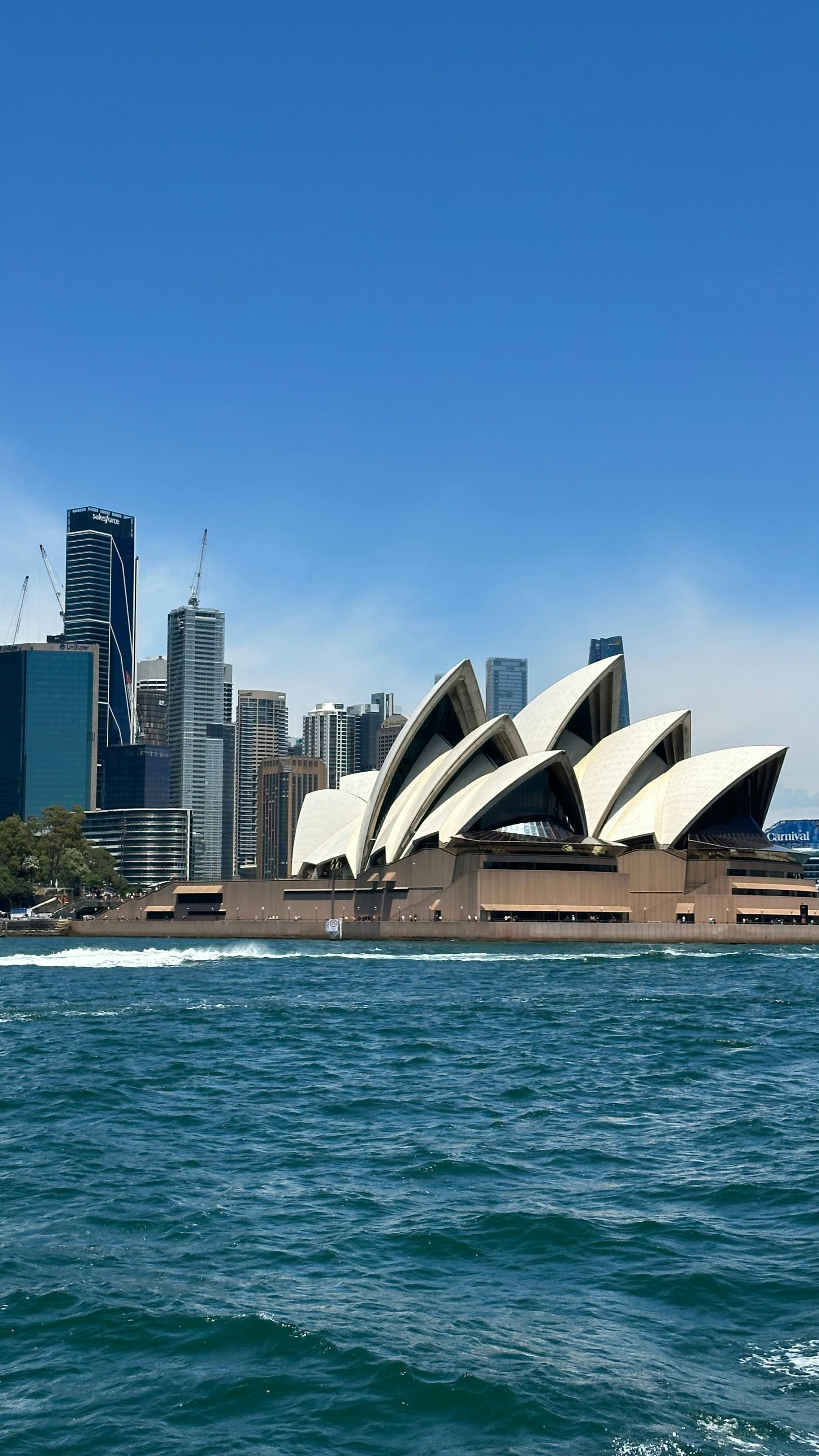 Sydney opera house and cityscape across the water
