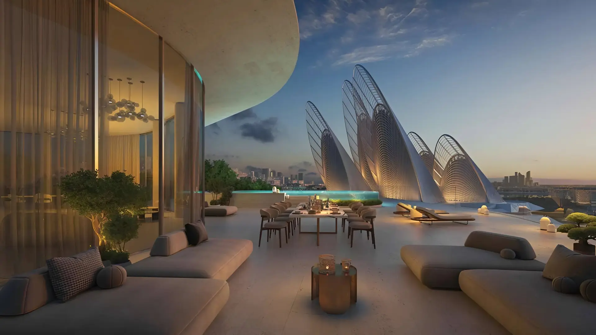 Mandarin Oriental Residences building views