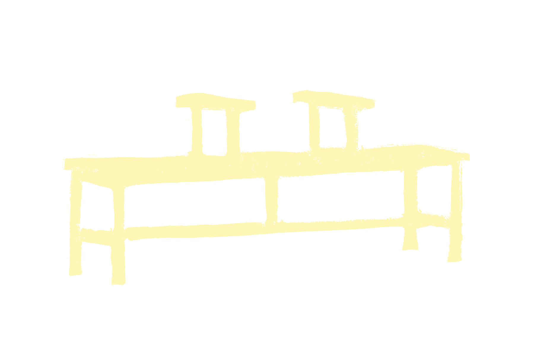 Illustration of a bench