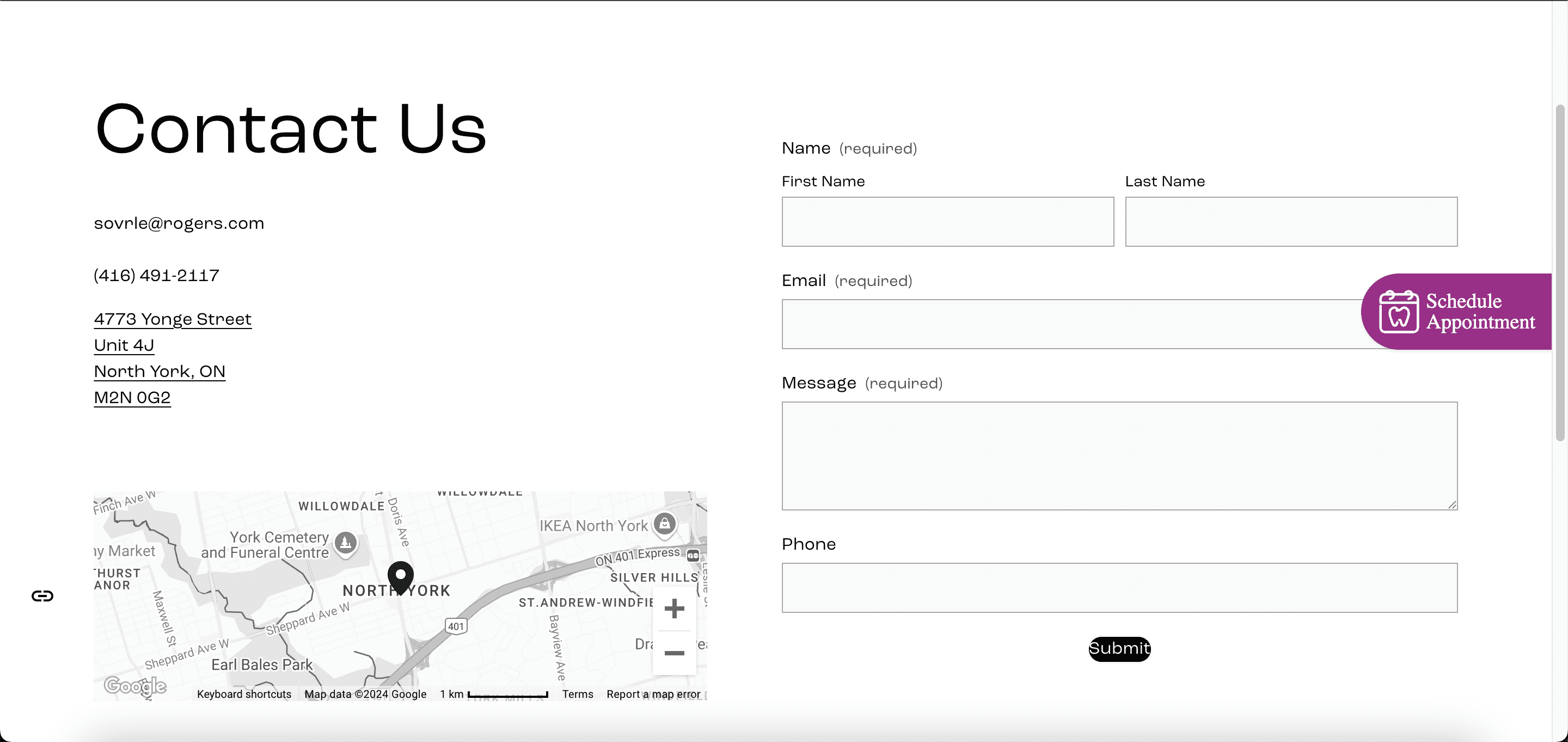 Sovrle Dental Old Website 4