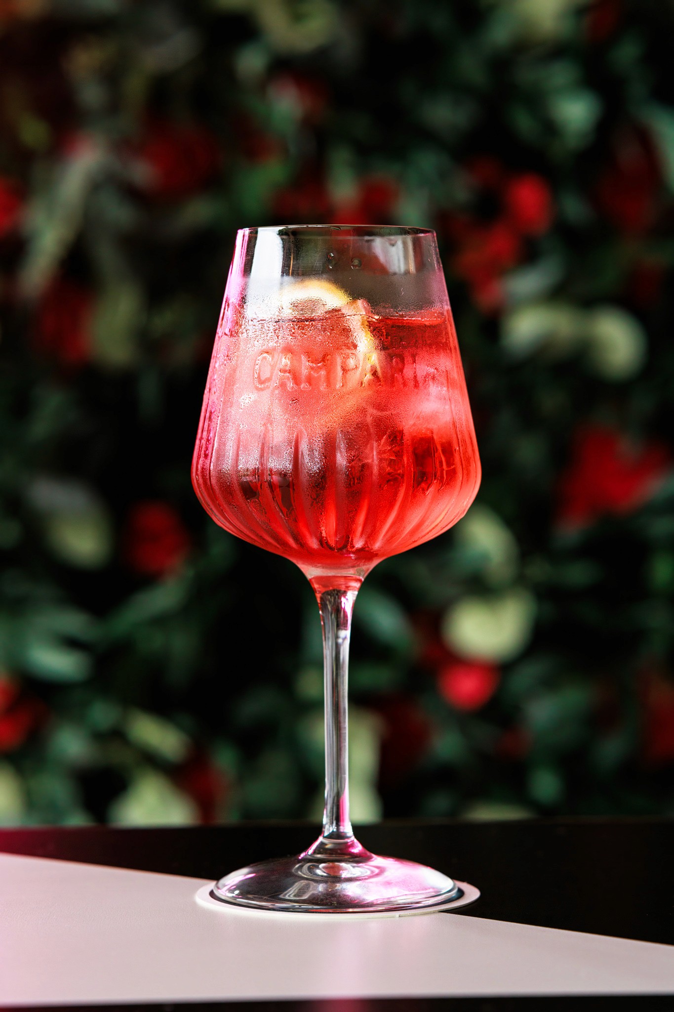 Campari Spritz cocktail at Her Upstairs