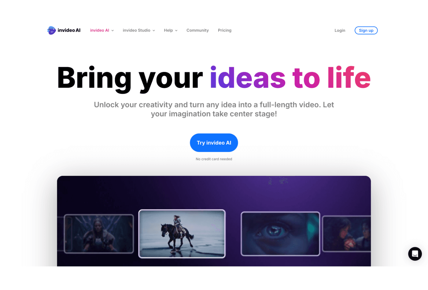 Invideo AI video maker