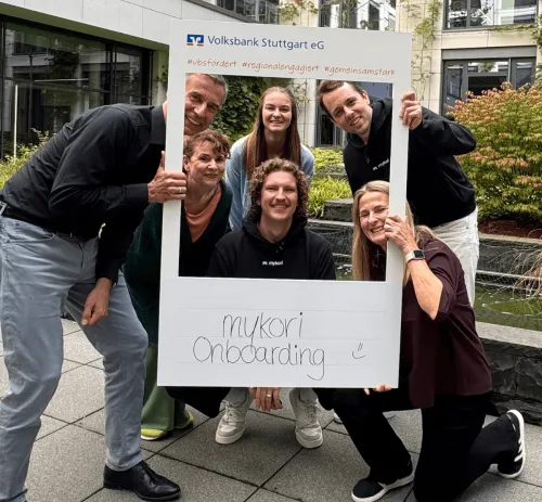 Volksbank Stuttgart eG beim Onboarding mit mykori