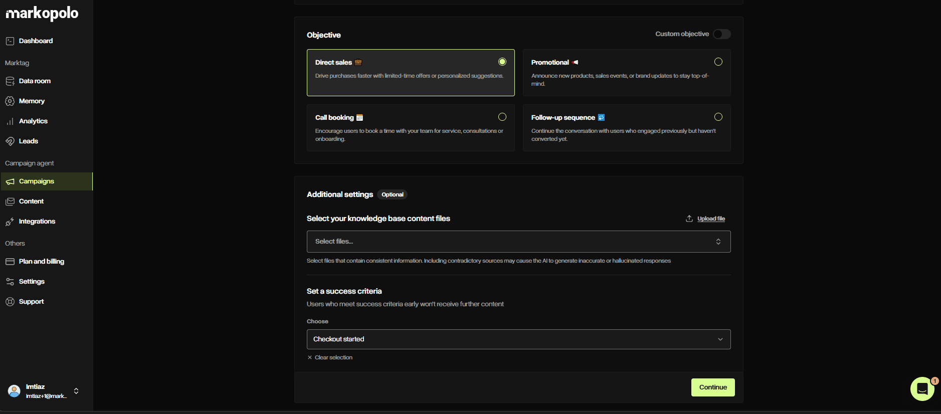 Adding a suppression rule before generating email automation flow