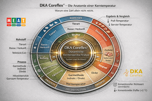 Anatomie einer DKA Coreflex® Garstrategie mit Produkt-, Struktur-, Reifungs-, Prozess-, Ziel- und Sicherheitsparametern