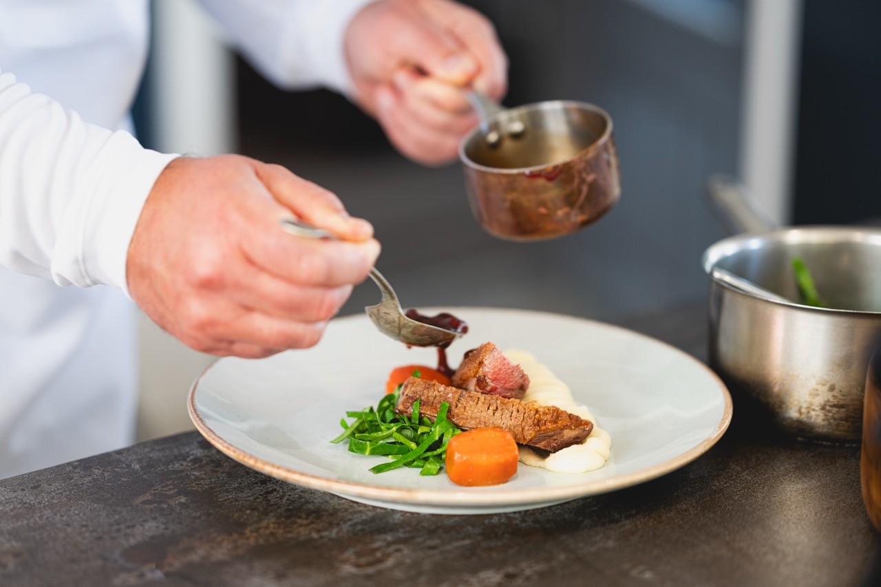 Seasonal ingredients used in refined luxury catering by Copper Events
