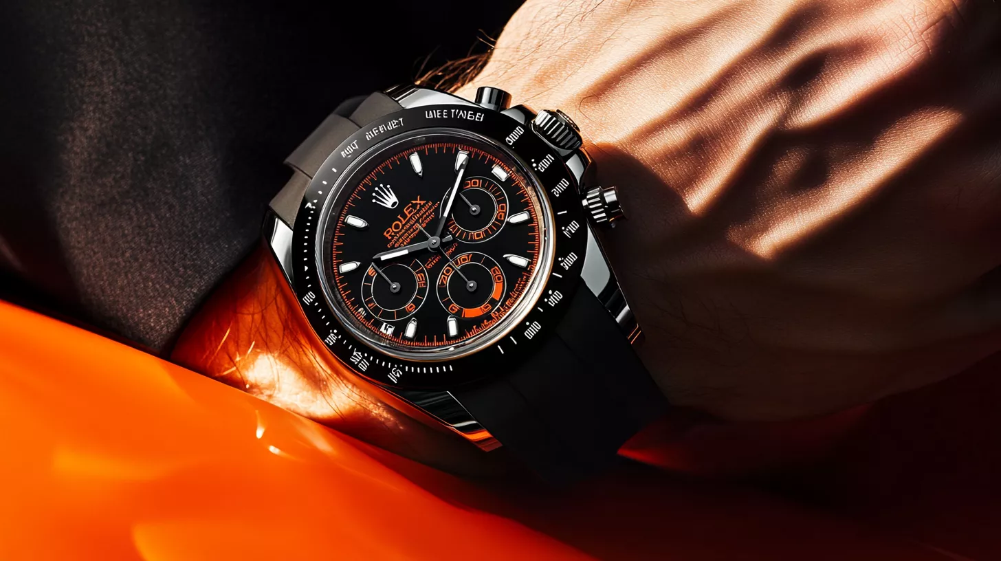 rolex black color watch