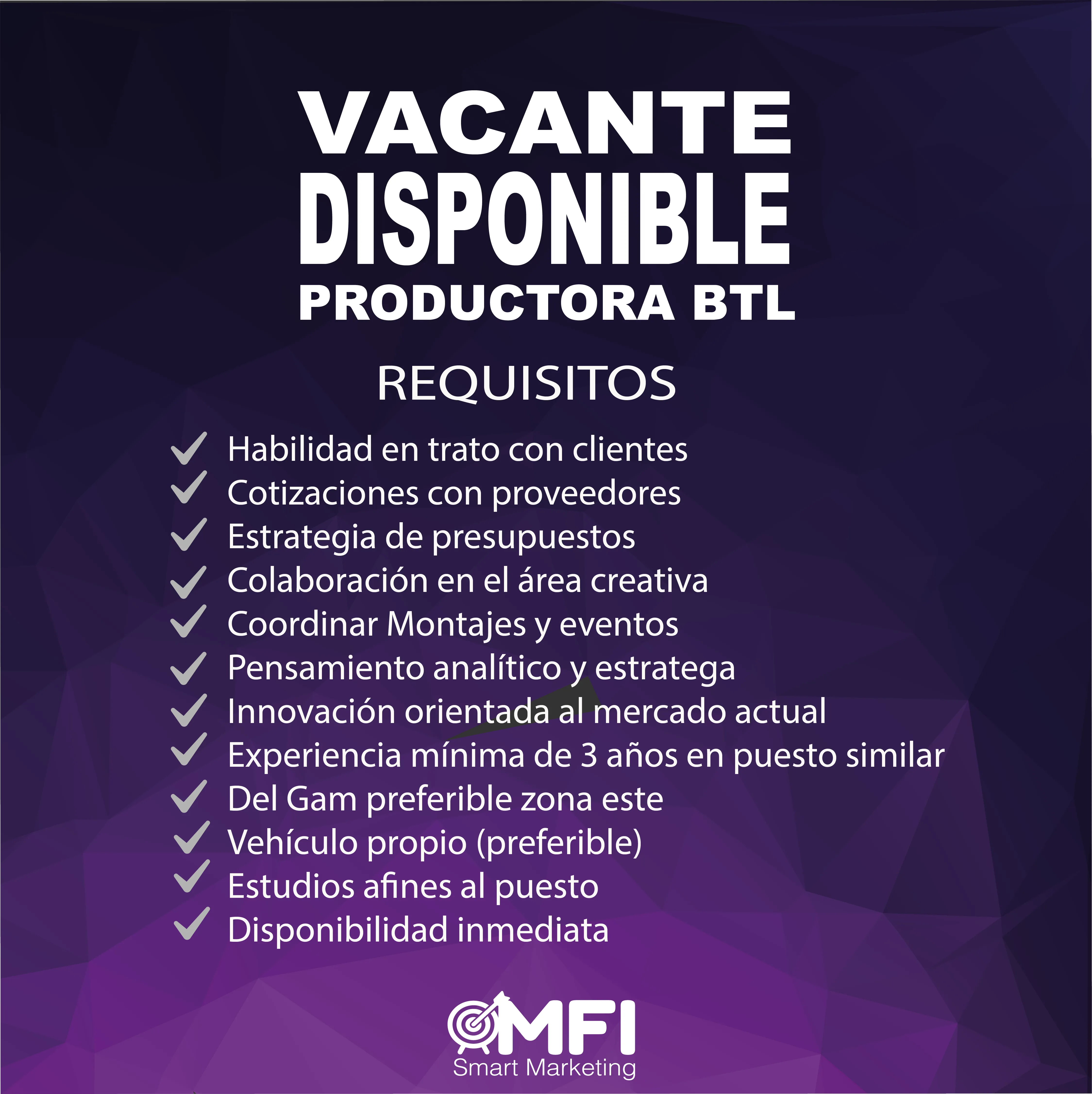 vacante grupo mfi