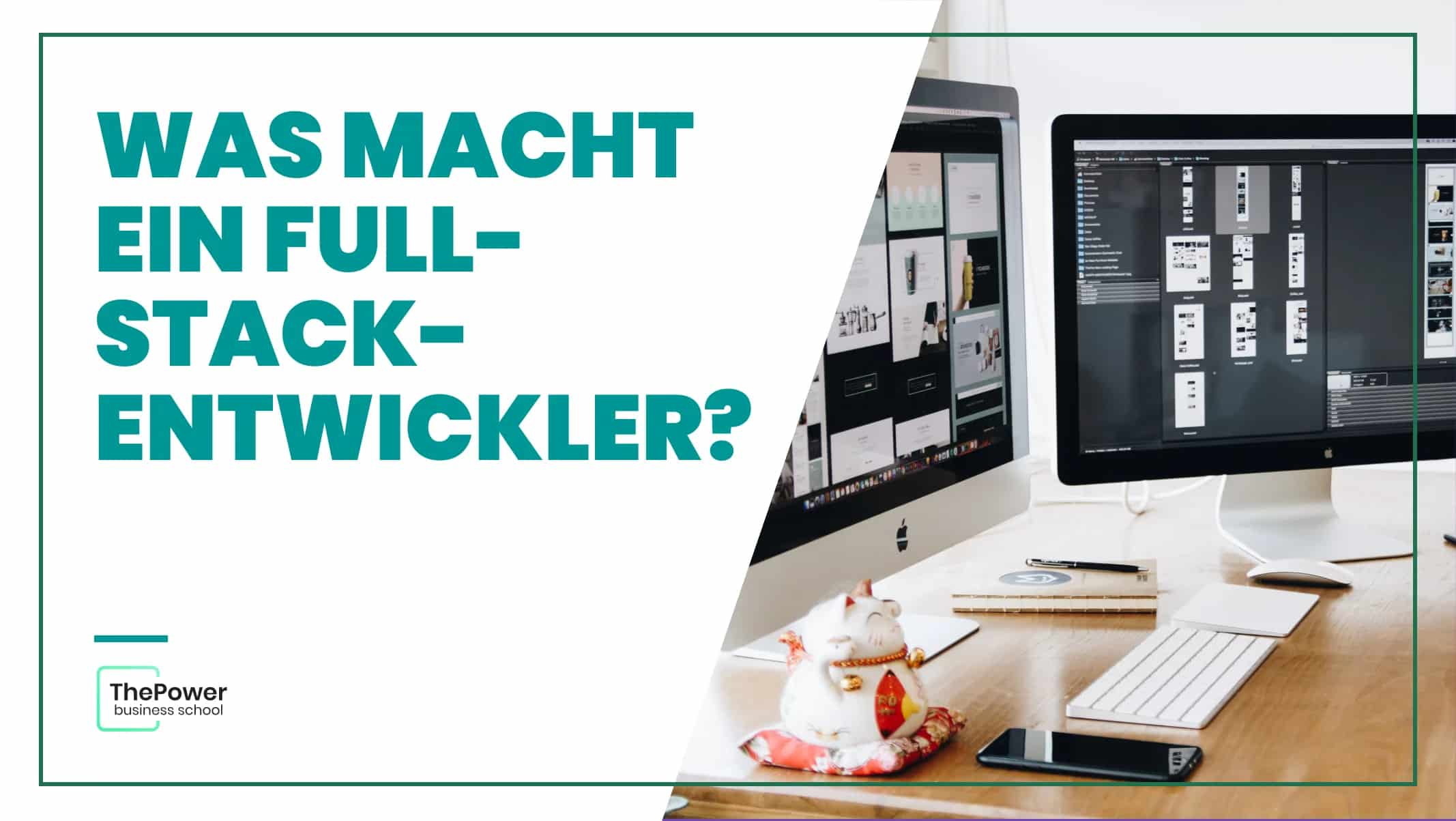 Was macht ein Full-Stack-Entwickler?