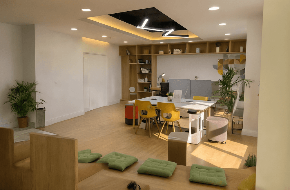 Lobby entrance at DIOM Rubeen 209 headquarters in Riyadh