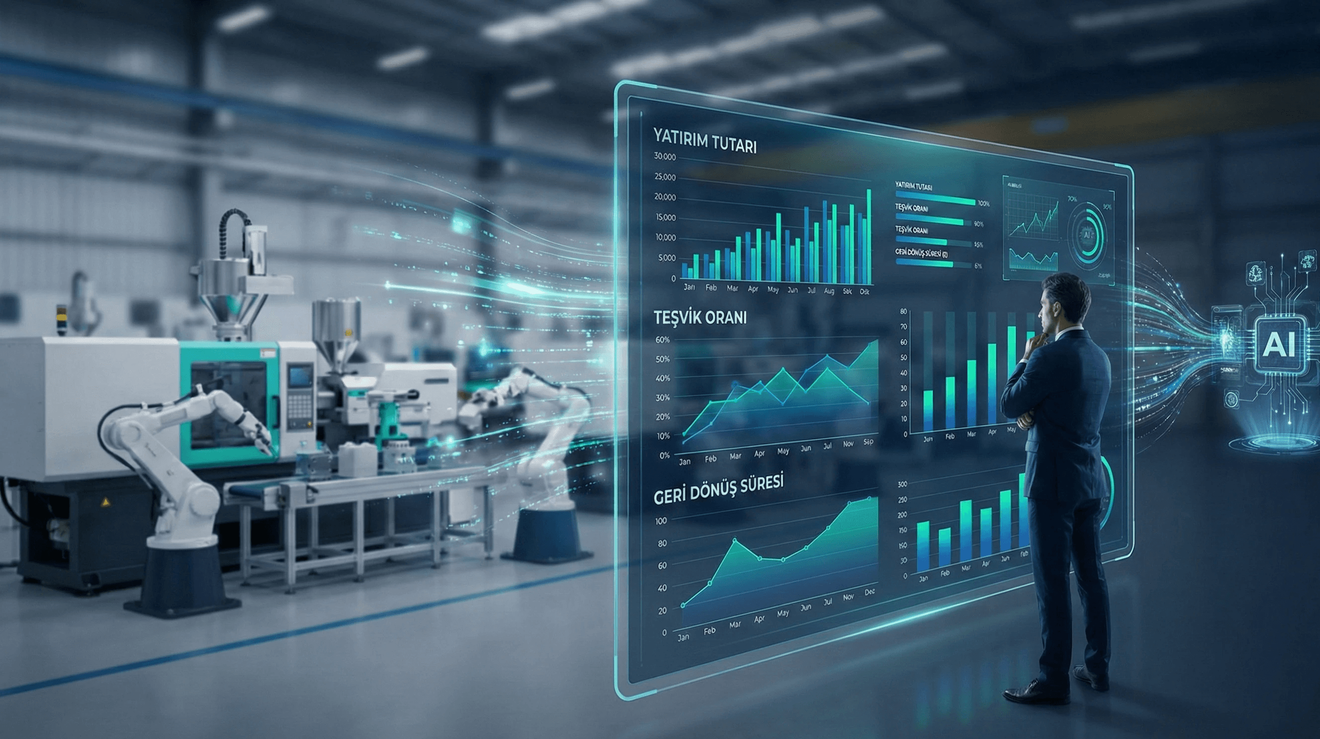 man working in the plastic and mold industry