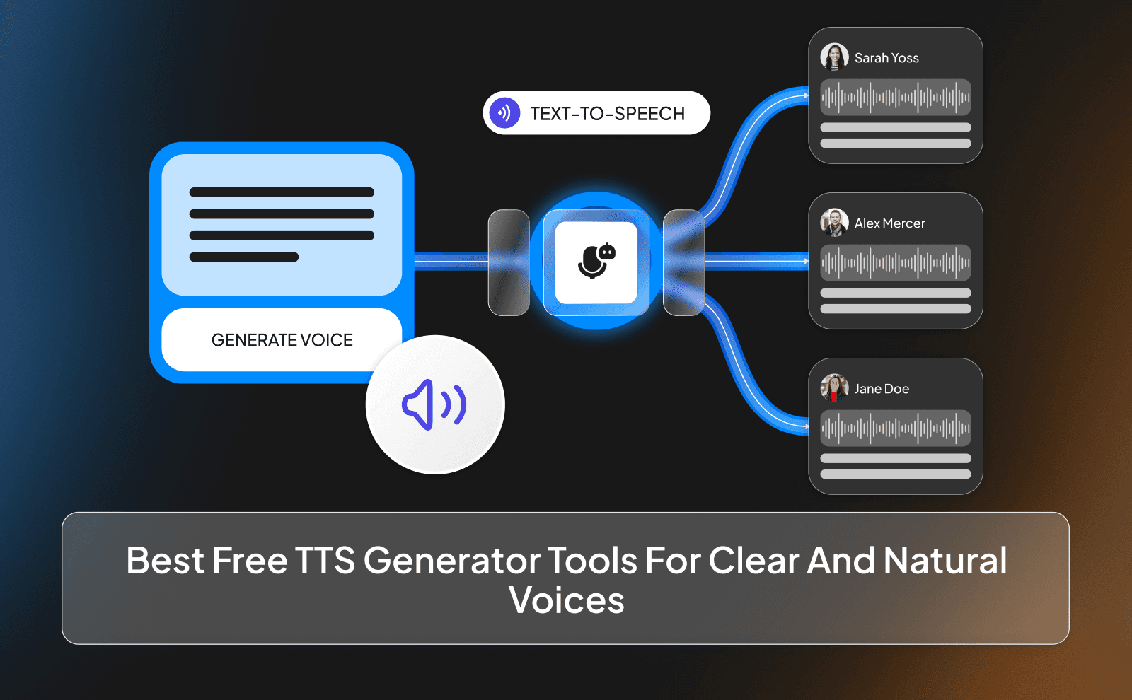 Best free TTS generator tools for clear and natural voices
