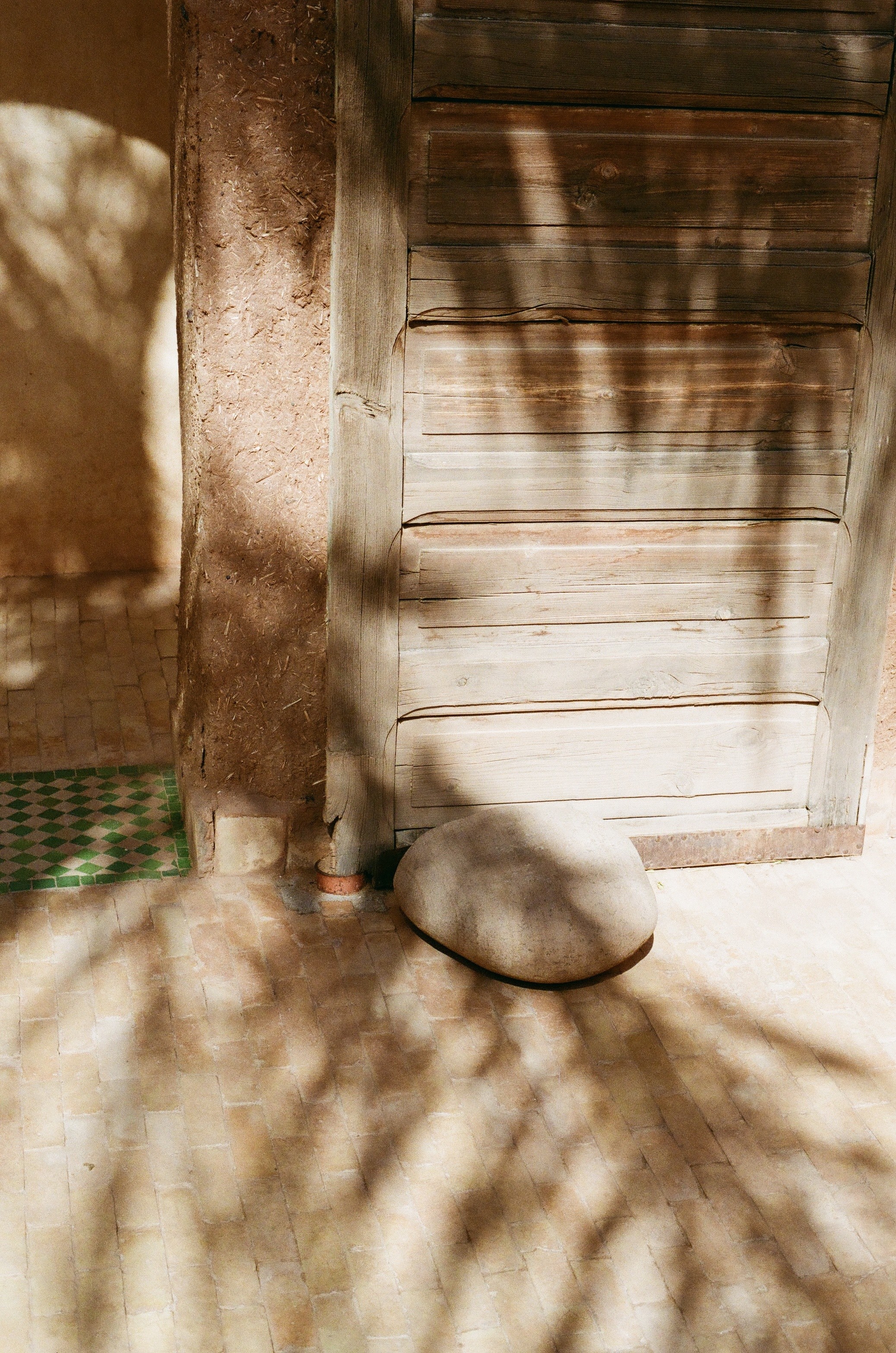 Traditional Moroccan interior detail at Dar Tasmayoun in Aït Ourir.