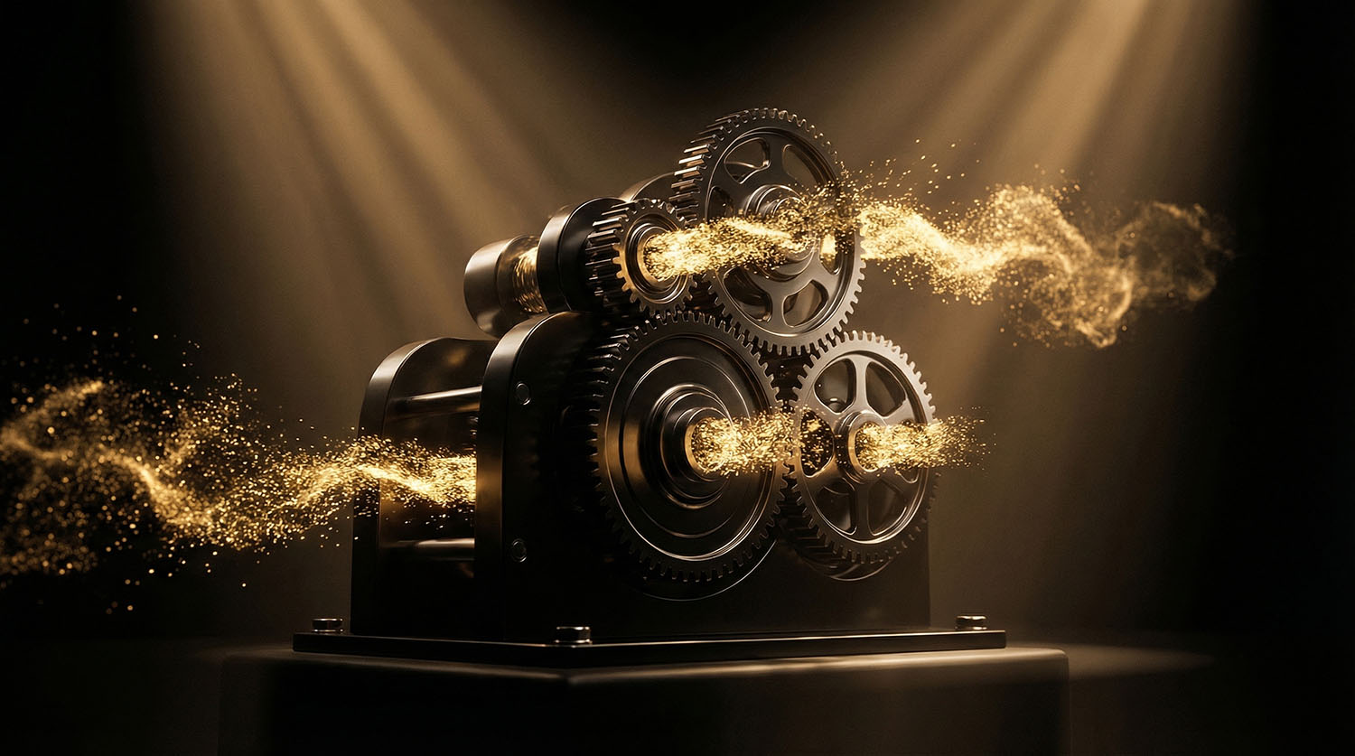 Hero image featuring a website on the laptop